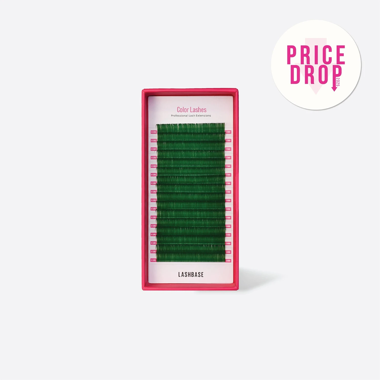 Colour Lashes - Green 1 Colour Lashes - Green