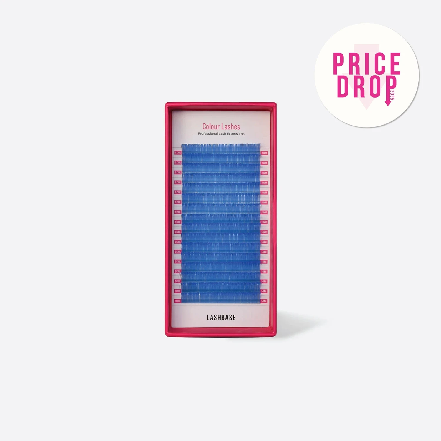 Colour Lashes - Light Blue 1 Colour Lashes - Light Blue