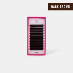 Dark Brown Split-Tip Flat Lashes