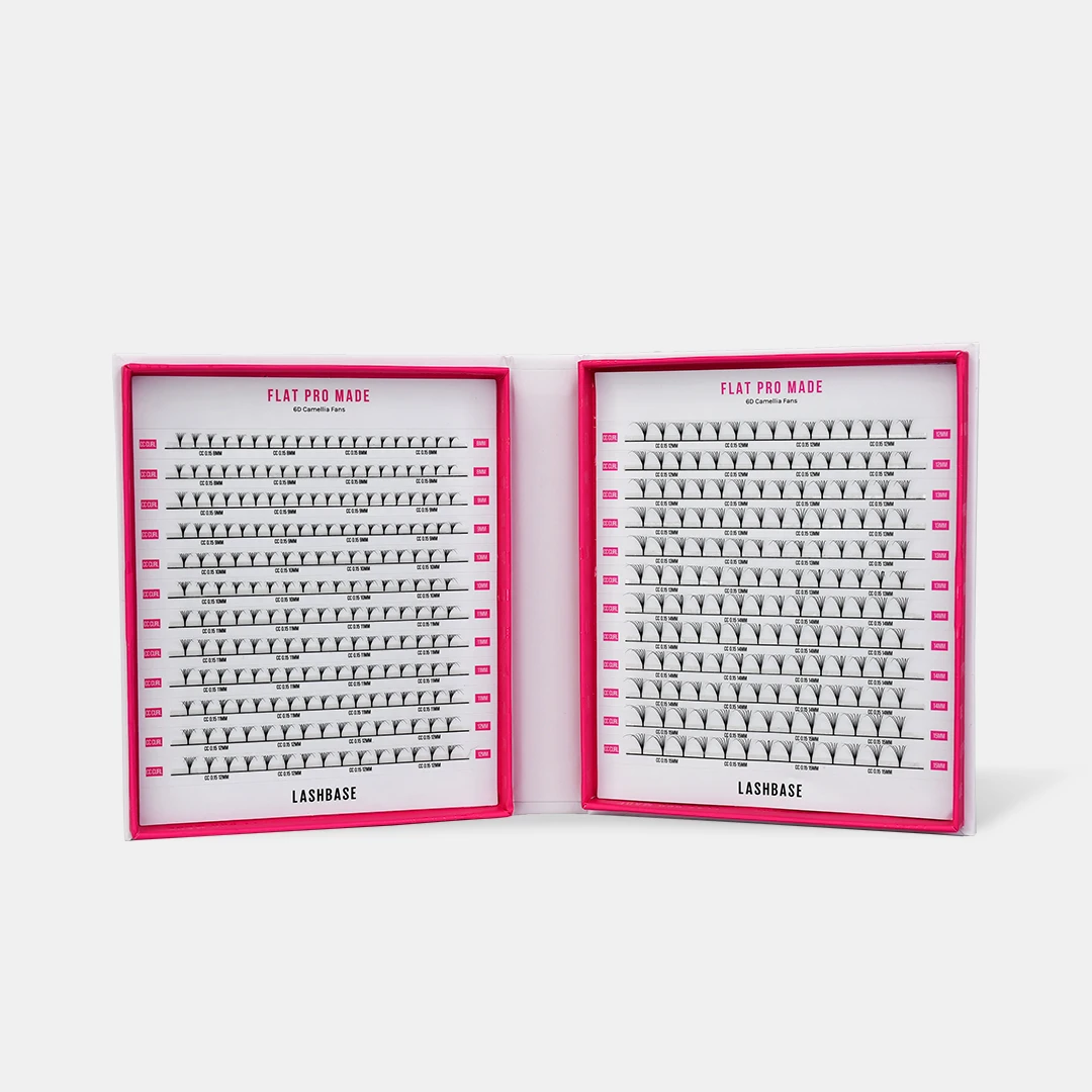 6D Flat Pro Made Fans - Camellia 1 6D Flat Pro Made Fans - Camellia