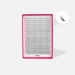 Double Layer Volume Fans - Black / Brown