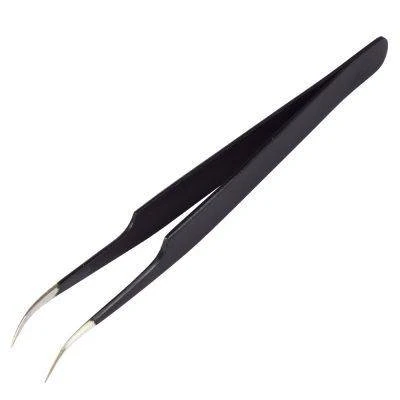 Clearance S Curved Fine Point Tweezers 1 Clearance S Curved Fine Point Tweezers